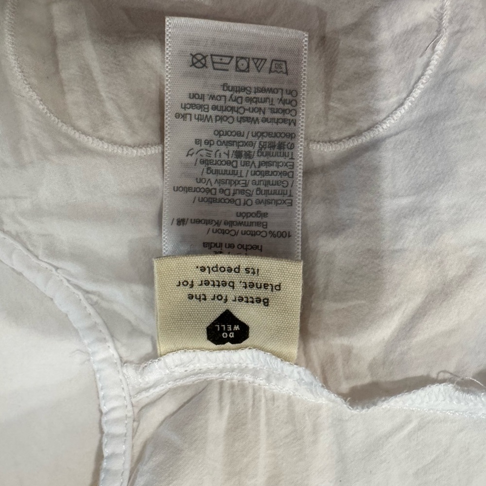 Madewell Side Tie Shirt Size XXS - Picture 4 of 6
